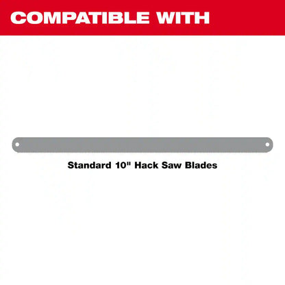 12 In. Hack Saw with Rubber Handle with 10 In. Hack Saw