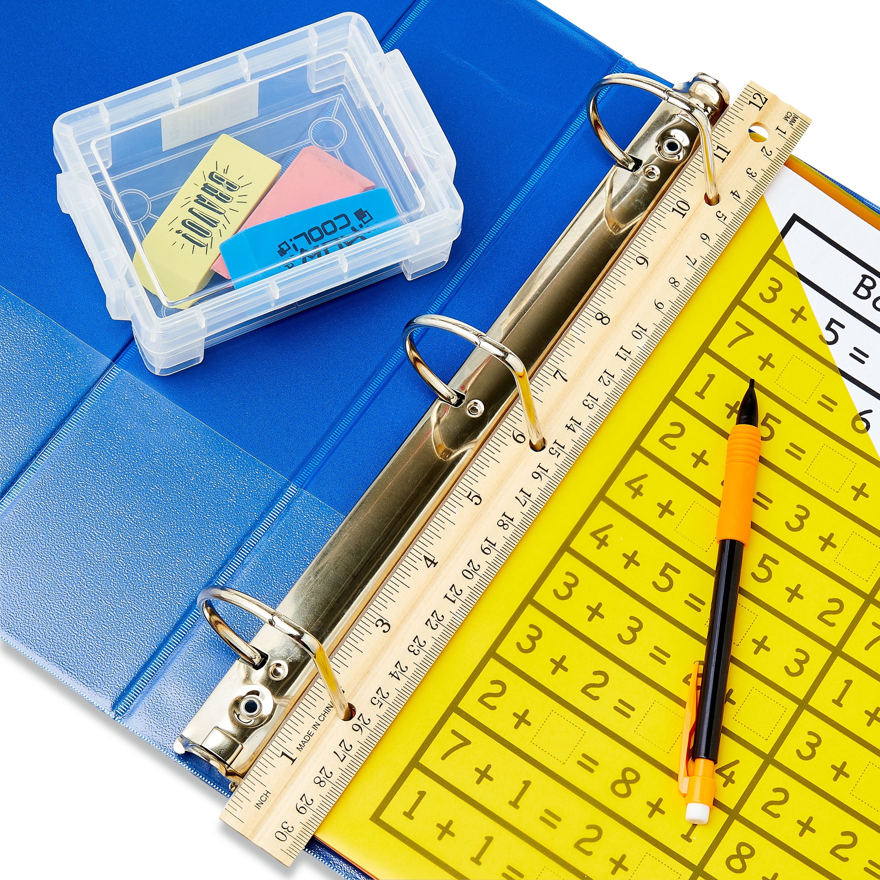 (6 Pack) Pen + Gear Wood Ruler, 12 Inch, Ideal for Elementary to High School Educational Level