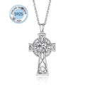 1 Carat Moissanite Cross Necklace for Women 925 Sterling Silver Easter Christian Mother'S Day Gifts - thewrightstore