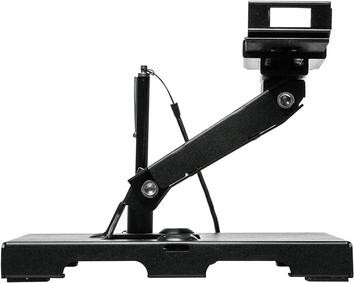 CTA Digital Flat-Folding Security Stand with Universal Locking Enclosure and Steel Cable for 7-14-Inch Tablets (Model: PAD-FTSU)