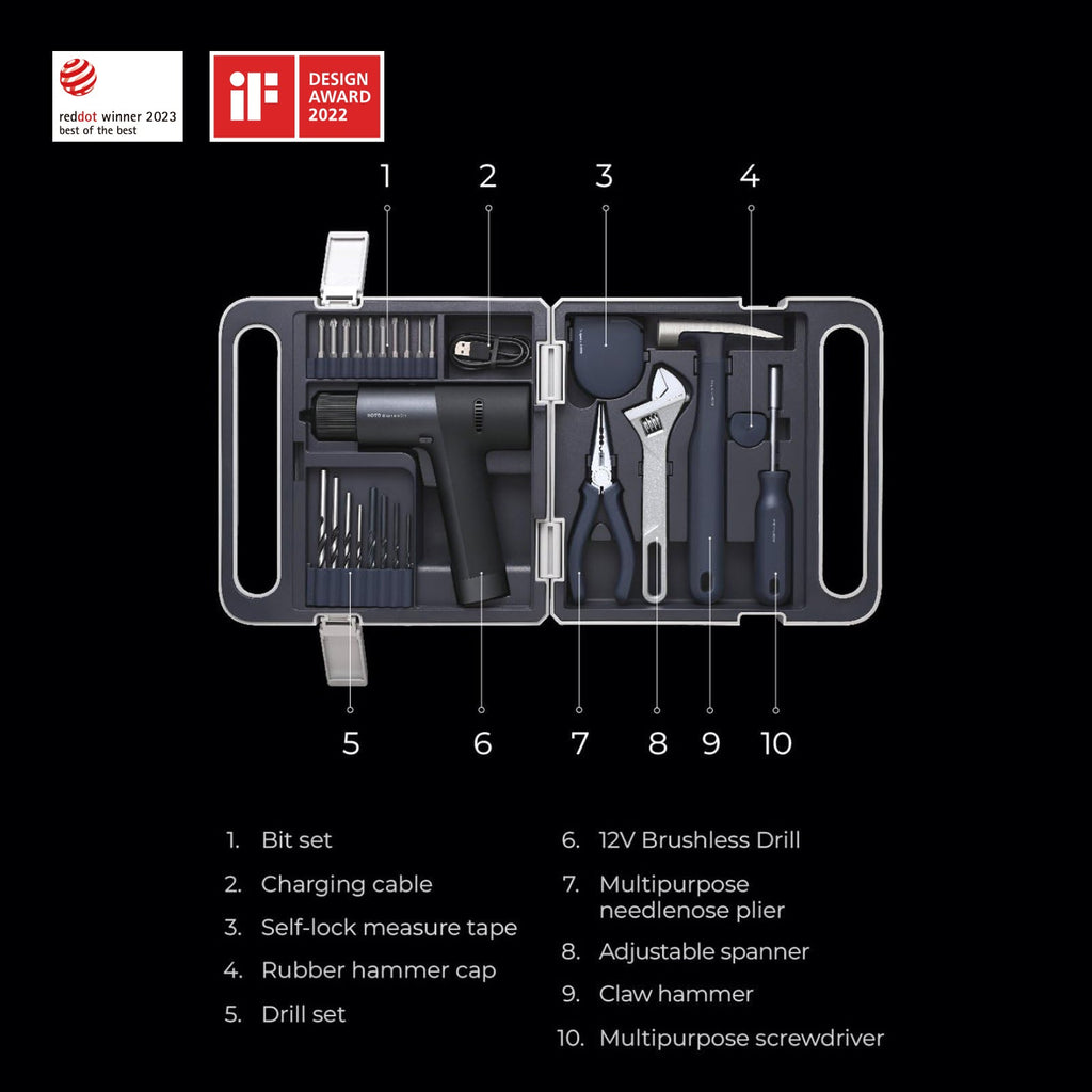12V Brushless Drill Tool Set - thewrightstore
