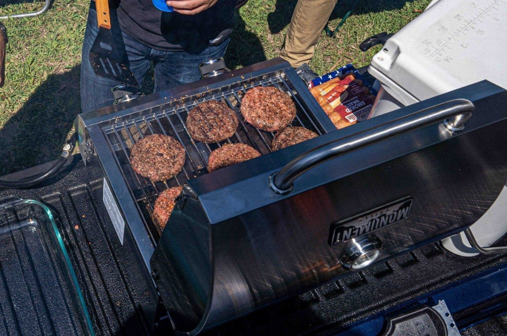 13742 | Stainless Tabletop Propane Gas Grill - thewrightstore