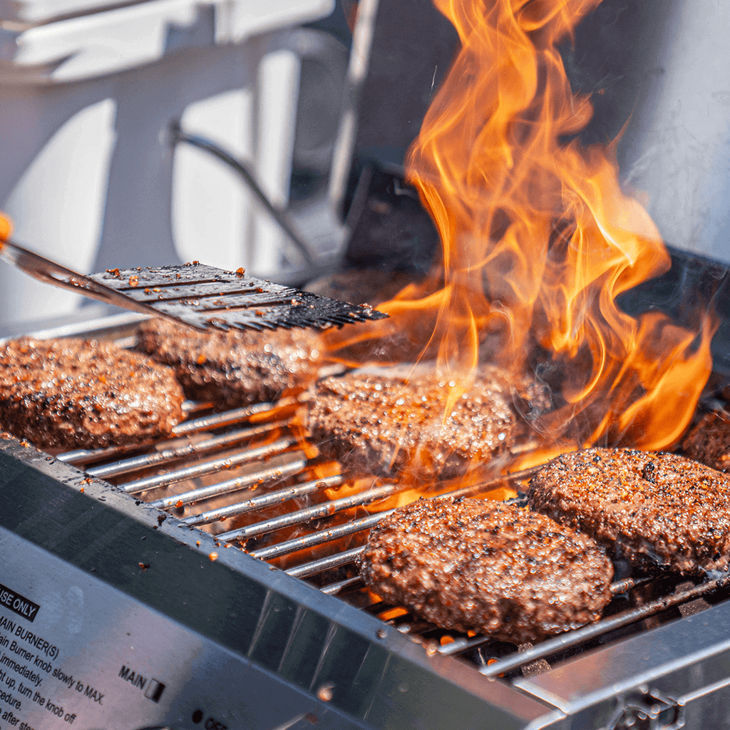 13742 | Stainless Tabletop Propane Gas Grill - thewrightstore