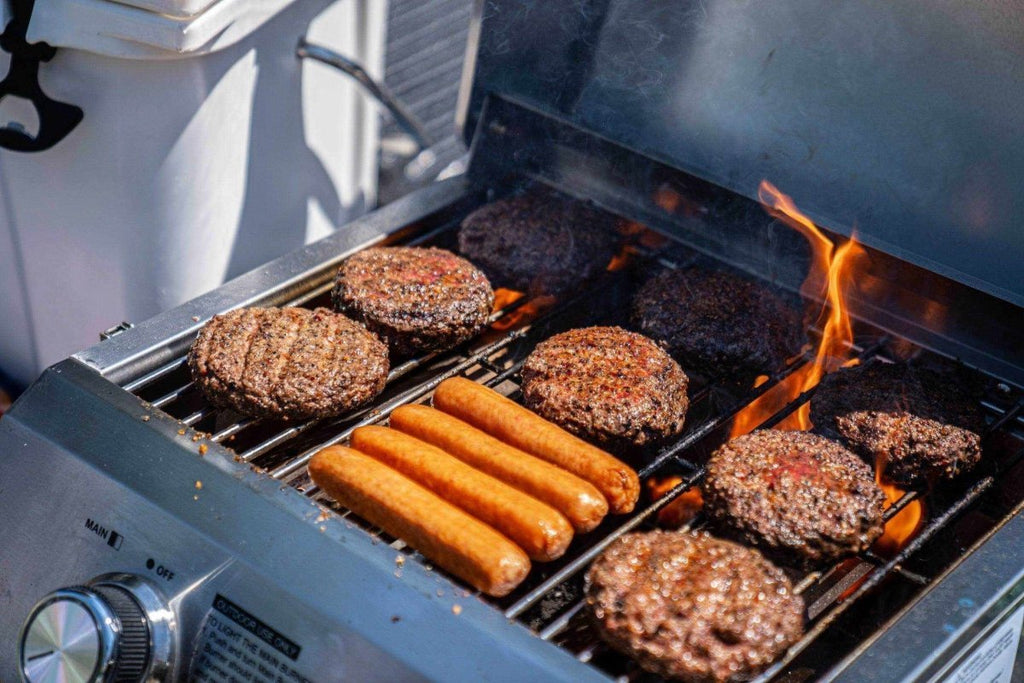13742 | Stainless Tabletop Propane Gas Grill - thewrightstore