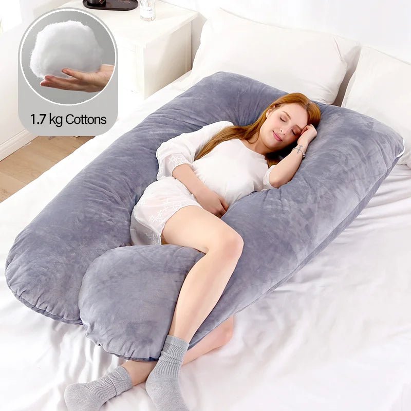 1.3KG Cotton Pillow for Pregnant Women Pregnancy Pillow Maternity Breastfeeding Pillow Cushion Pregnancy Nursing Pillow.