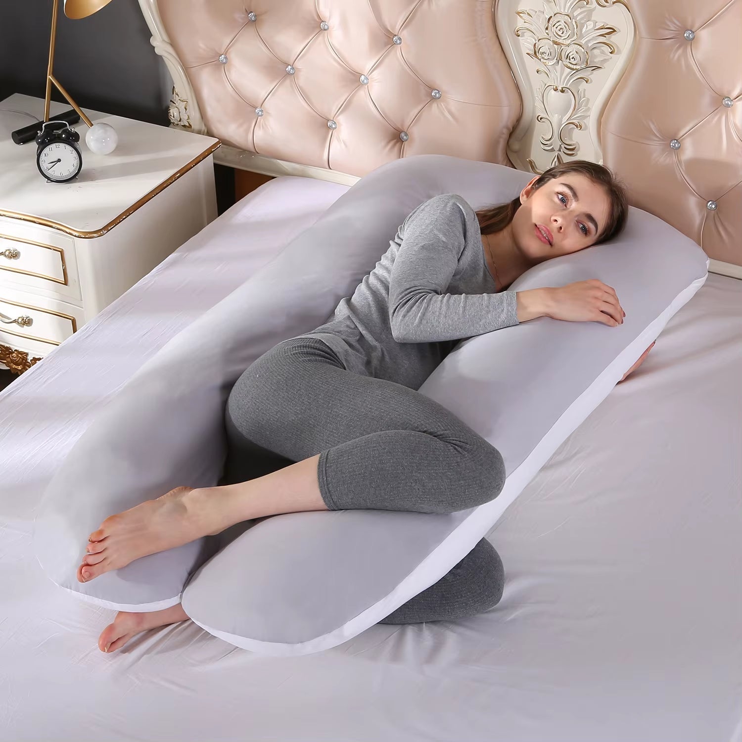 1.3KG Cotton Pillow for Pregnant Women Pregnancy Pillow Maternity Breastfeeding Pillow Cushion Pregnancy Nursing Pillow.
