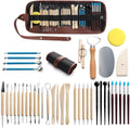 40-Piece Professional Pottery and Sculpting Tool Set for Clay Modeling and Carving