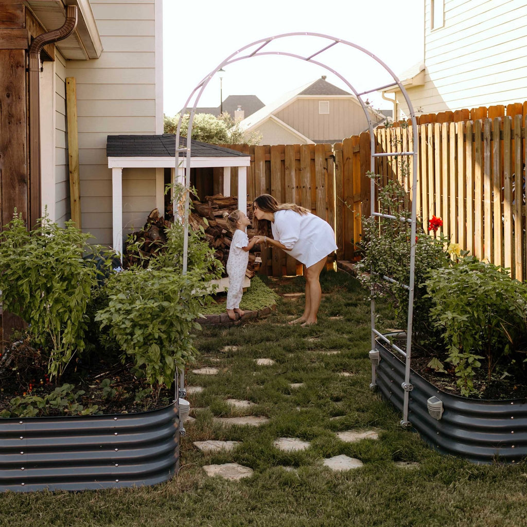 17" Tall 9 In 1 Large Modular Metal Raised Garden Bed Kit - thewrightstore