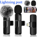 2 - Pack Wireless Lavalier Clip - On Microphones - thewrightstore