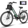 26" City Commuter Electric Bike for Adults, 750W Peak Motor, 48V 7.8Ah (374Wh) Removable Battery, 19.8 Mph 7 - Speed Ebike, UL2849 Certified - thewrightstore