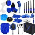 27Pcs Car Detailing Kit Interior Cleaner, Detailing Brushes Car Cleaning Kit for Wheel, Dashboard, Air Vent - thewrightstore