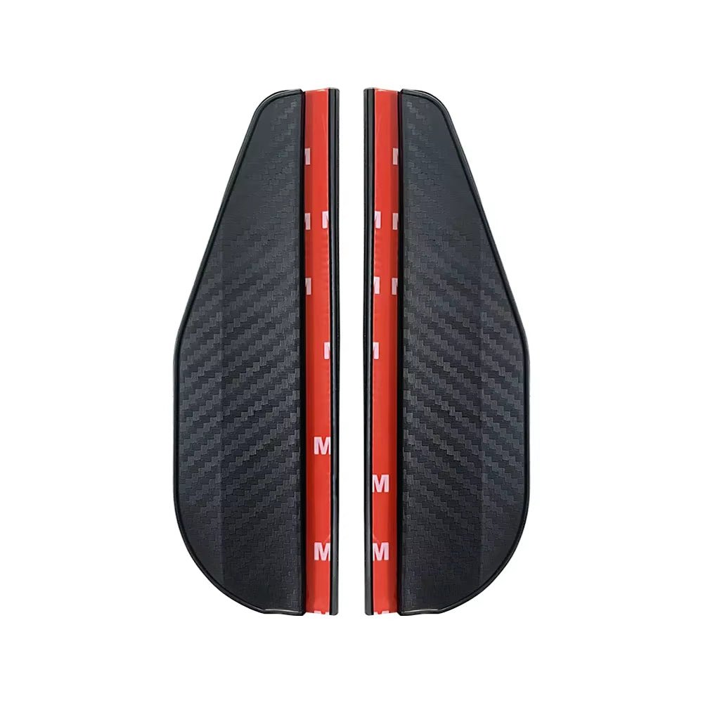 2PCS Car Rearview Mirror Rain Eyebrow Carbon Fiber Sun Visor Shade Cover Protector Clear Vision for Rain Car Mirror.