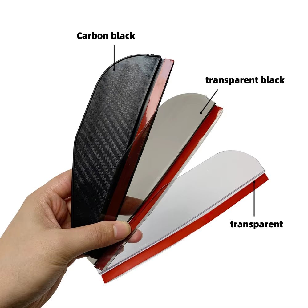 2PCS Car Rearview Mirror Rain Eyebrow Carbon Fiber Sun Visor Shade Cover Protector Clear Vision for Rain Car Mirror.