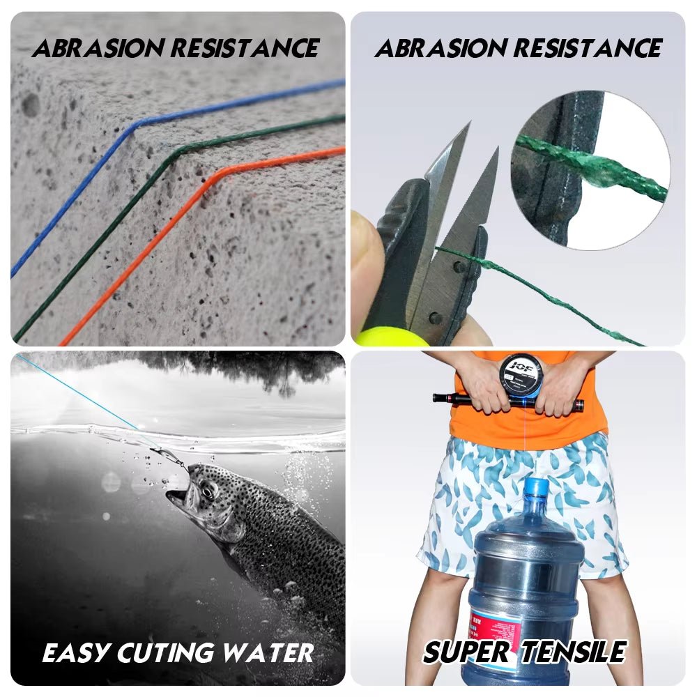 300M-1000M 8 Strand Braided Outdoor Fishing Line Sea Fishing Ice Fishing River Fishing Rock Fishing Fishing Gear 22-88LB X8 - thewrightstore