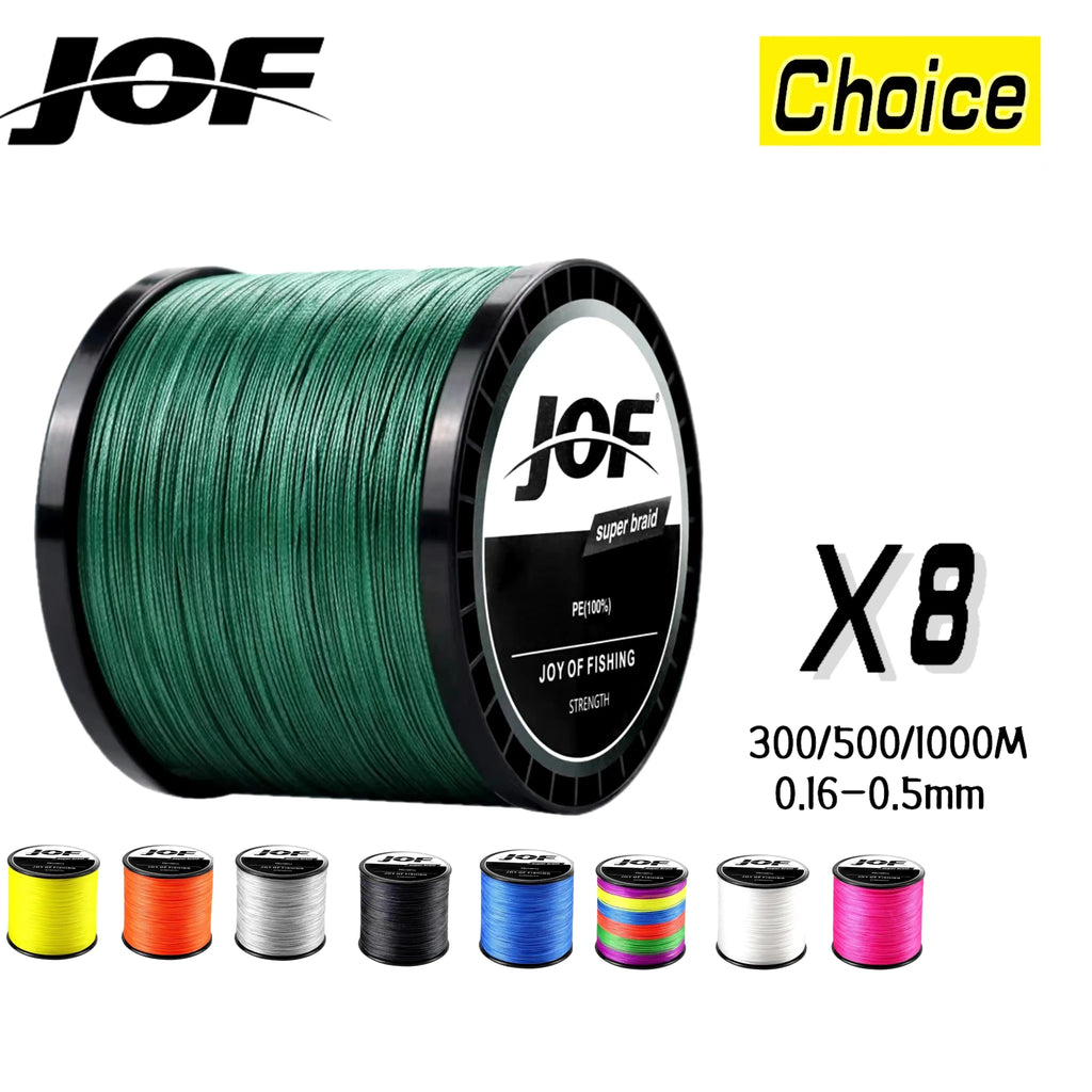 300M-1000M 8 Strand Braided Outdoor Fishing Line Sea Fishing Ice Fishing River Fishing Rock Fishing Fishing Gear 22-88LB X8 - thewrightstore