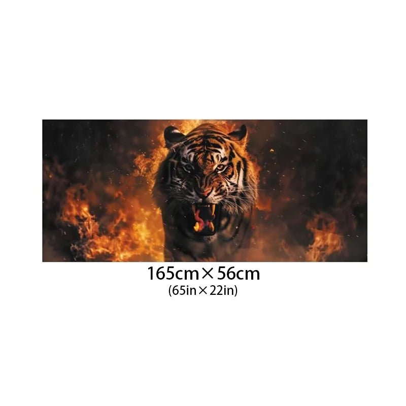 3D Animal Car Rear Windshield Sticker Perforated Vinyl Sticker for Truck Pickup Truck SUV Auto Exterior Accessories - thewrightstore