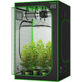 4 Ft. X 4 Ft. Mylar Hydroponic Grow Tent with Observation Window and Floor Tray - thewrightstore