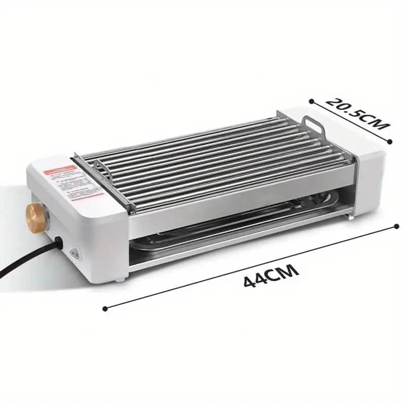 4 - in - 1 Multifunctional Sausage Grill – Non - Stick, Adjustable Temp, Removable Pan, Kitchen & Dorm Use - thewrightstore