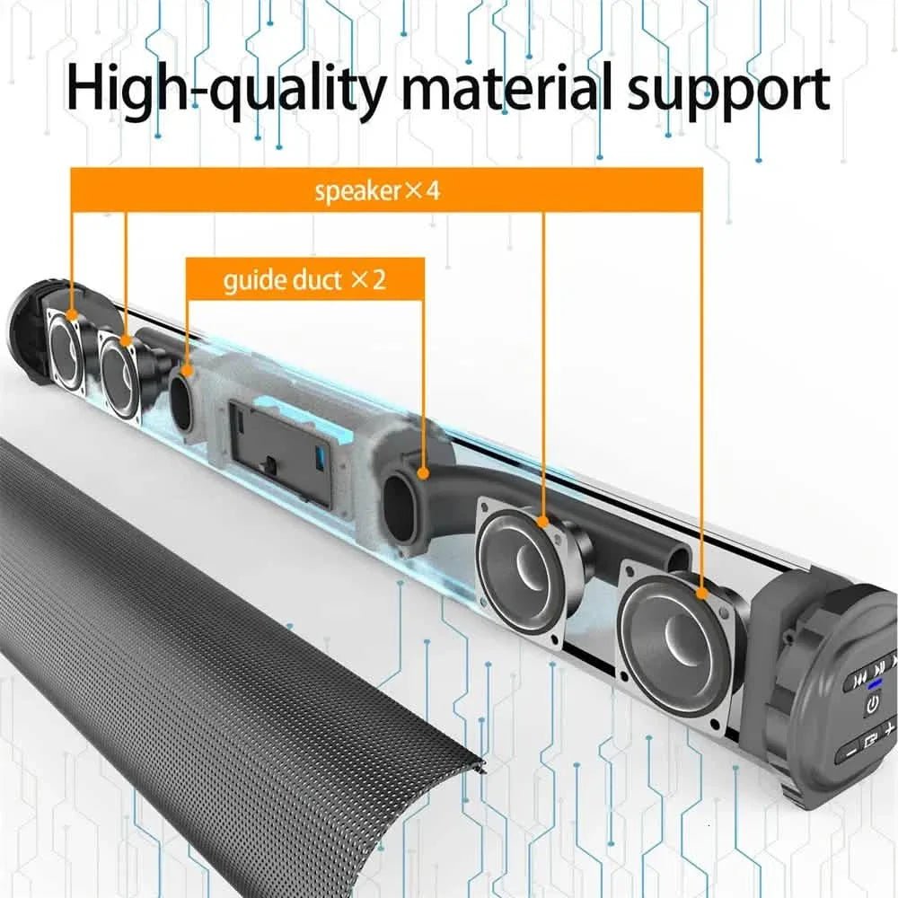 4D Surround Stereo Speakers – Wireless & USB, High - Fidelity Subwoofer, Party & Home Theater, Plug - and - Play - thewrightstore