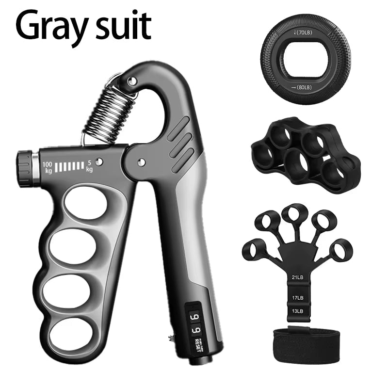 5-60/100/150Kg Grip Strength Gym Wrist Expander Hand Strengthener Adjustable Muscle Recovery Fitness Hand Strength Exercise - thewrightstore
