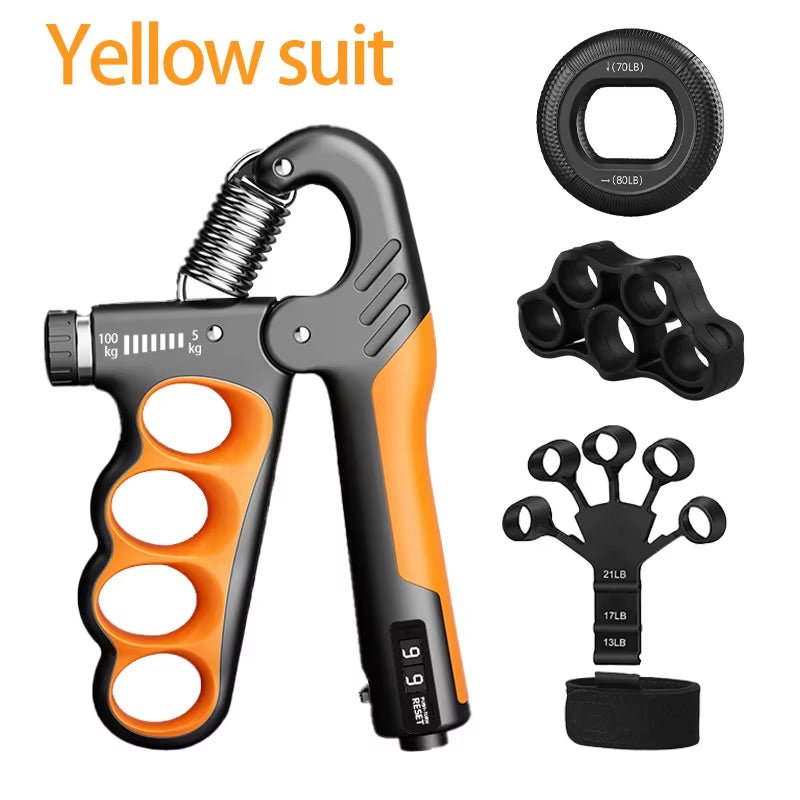 5-60/100/150Kg Grip Strength Gym Wrist Expander Hand Strengthener Adjustable Muscle Recovery Fitness Hand Strength Exercise - thewrightstore