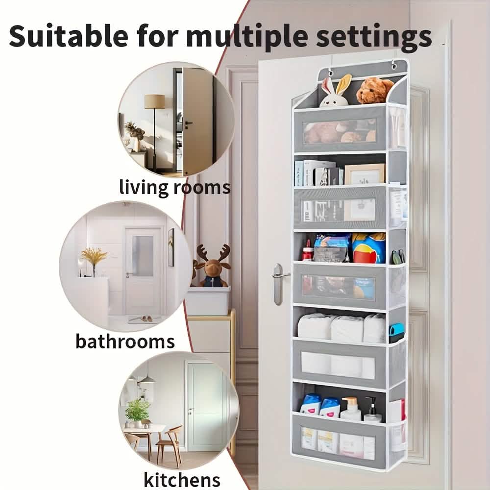 5 - Tier Over - the - Door Storage Box Organizer - thewrightstore