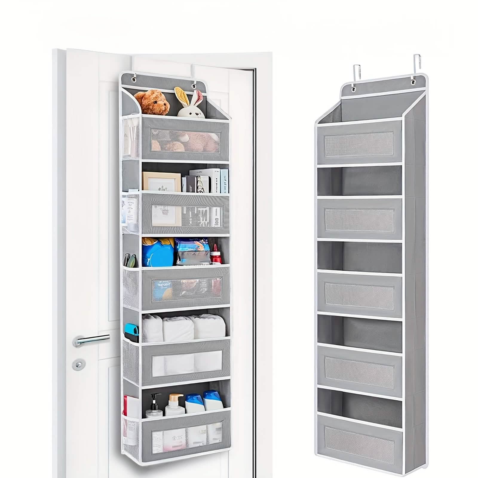 5 - Tier Over - the - Door Storage Box Organizer - thewrightstore