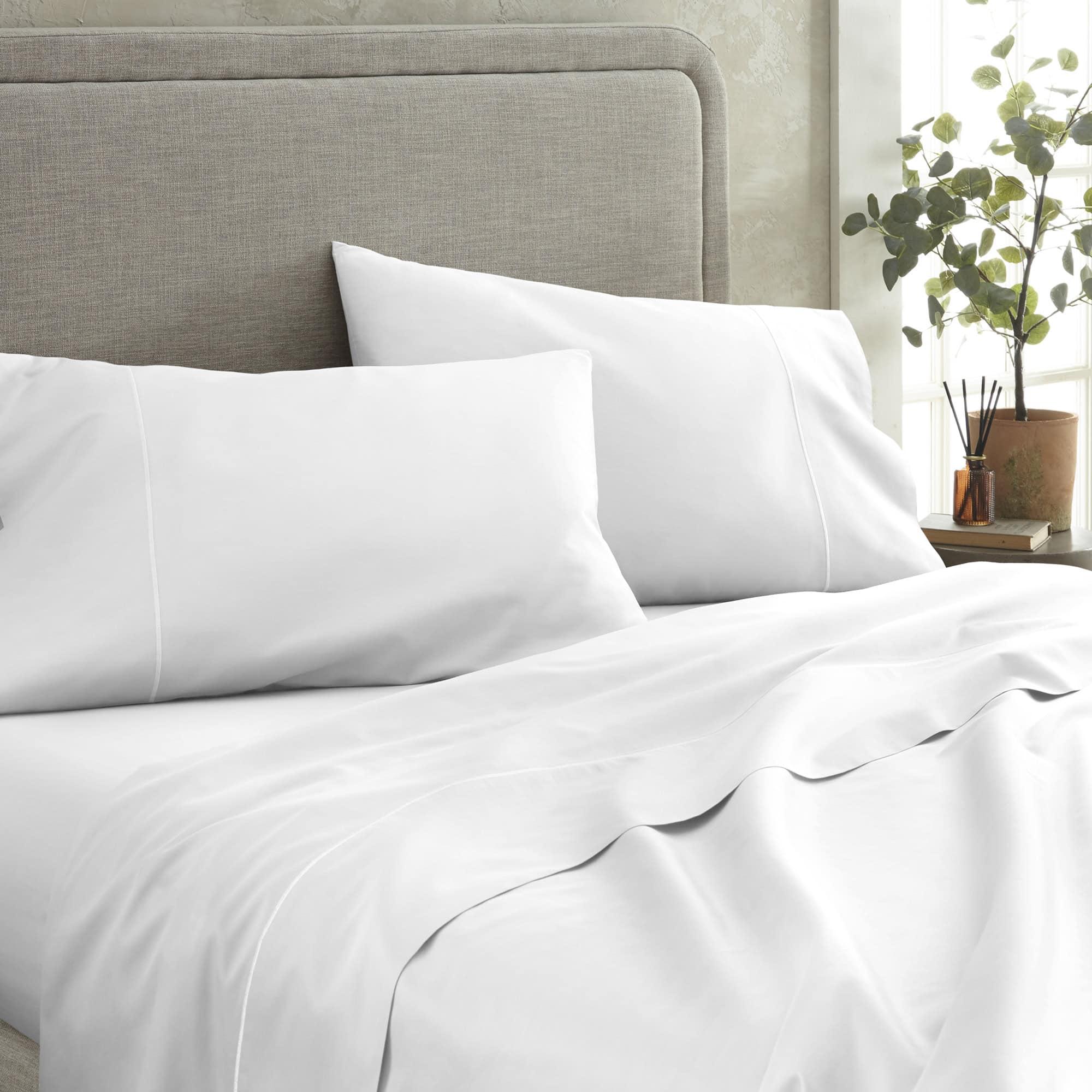 500 TC Sateen Fitted Sheet - thewrightstore