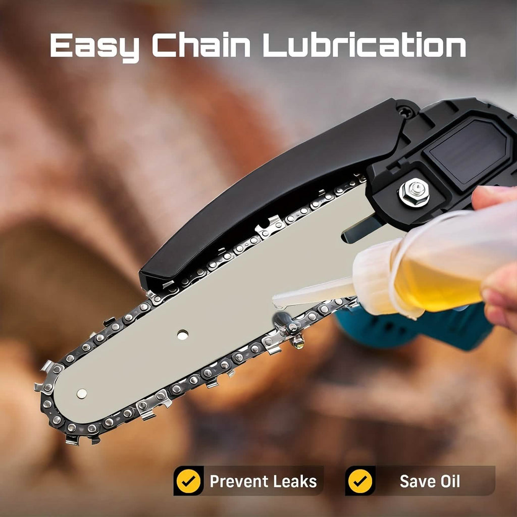 6 - inch Cordless Mini Chainsaw – Handheld Electric, Lightweight, Battery - Powered - thewrightstore