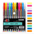 60Pcs Metallic Glitter Colors Gel Pens Set Colored Refills Rod Stationery Highlighter Ballpoint Pen Marking DIY Art Drawing - thewrightstore