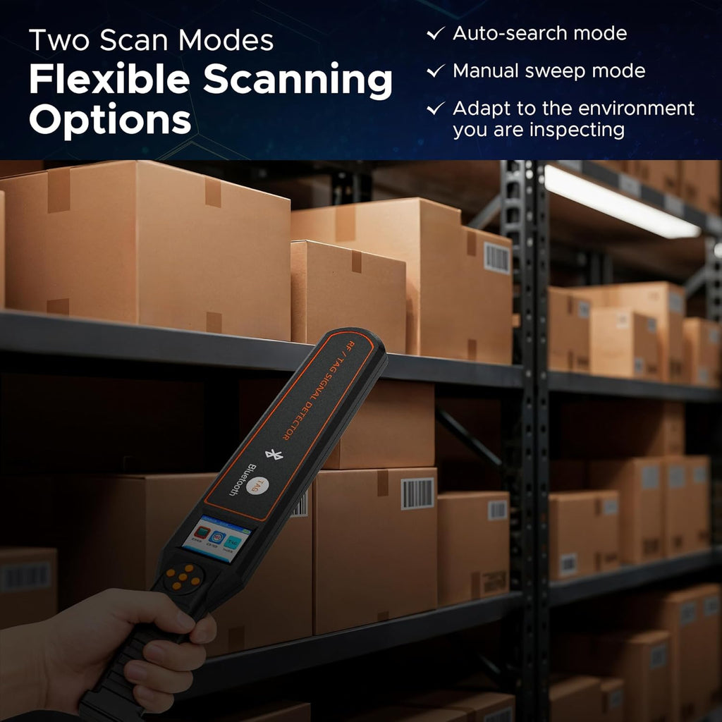 Spyfinder Proscan Bluetooth & GPS RF Detector - Advanced Airtag and Hidden Camera Detection Device for Enhanced Privacy in Hotels, Airbnbs, Vehicles, and Travel by Spy Associates