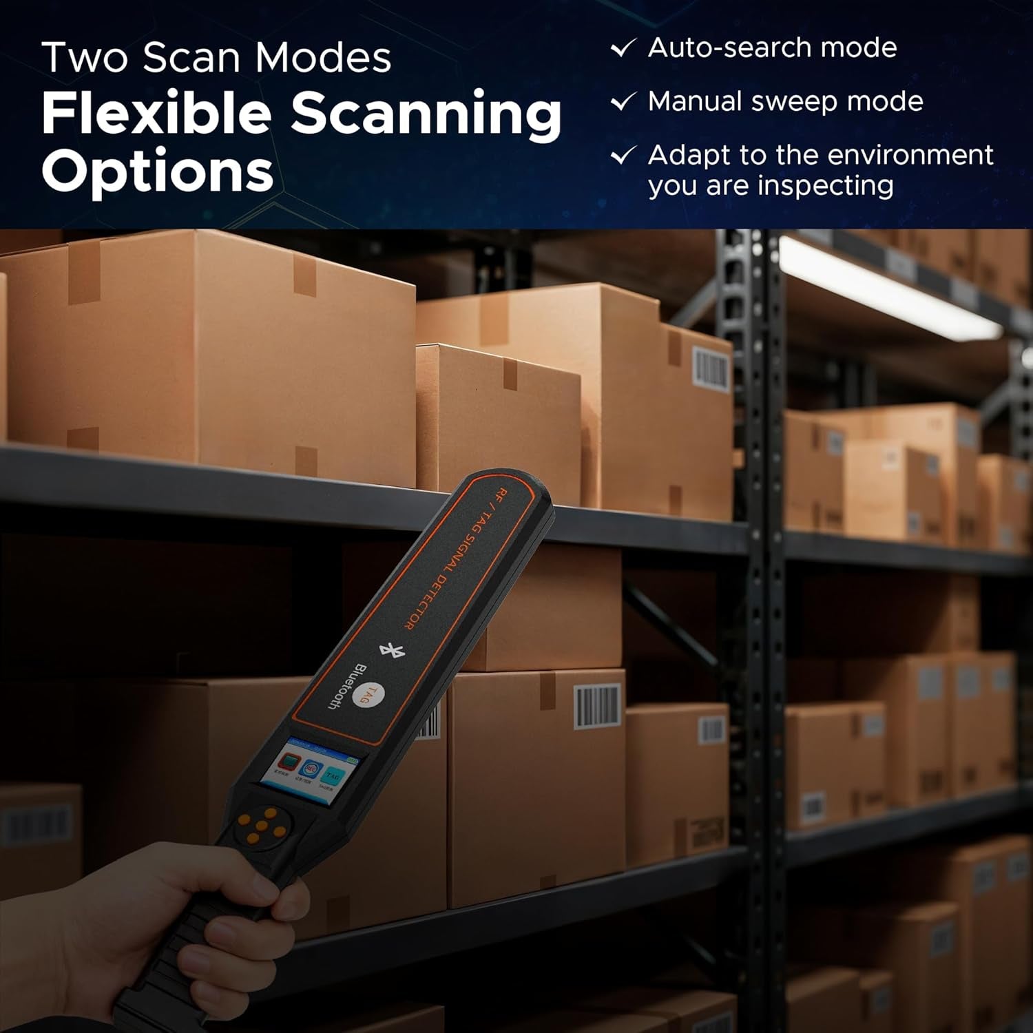 Spyfinder Proscan Bluetooth & GPS RF Detector - Advanced Airtag and Hidden Camera Detection Device for Enhanced Privacy in Hotels, Airbnbs, Vehicles, and Travel by Spy Associates