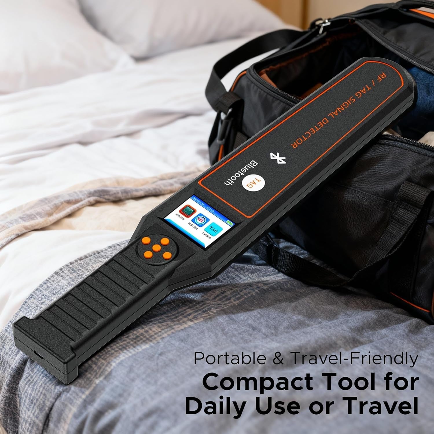 Spyfinder Proscan Bluetooth & GPS RF Detector - Advanced Airtag and Hidden Camera Detection Device for Enhanced Privacy in Hotels, Airbnbs, Vehicles, and Travel by Spy Associates