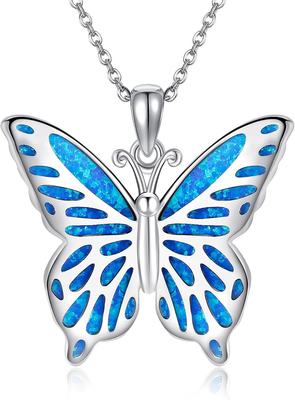 925 Sterling Silver Animal Necklace Collection - Hammerhead Shark, Phoenix, Goat, Butterfly, Cow, Manta Ray, Red Panda, Hummingbird, Schnauzer - Elegant Jewelry Gifts for Women