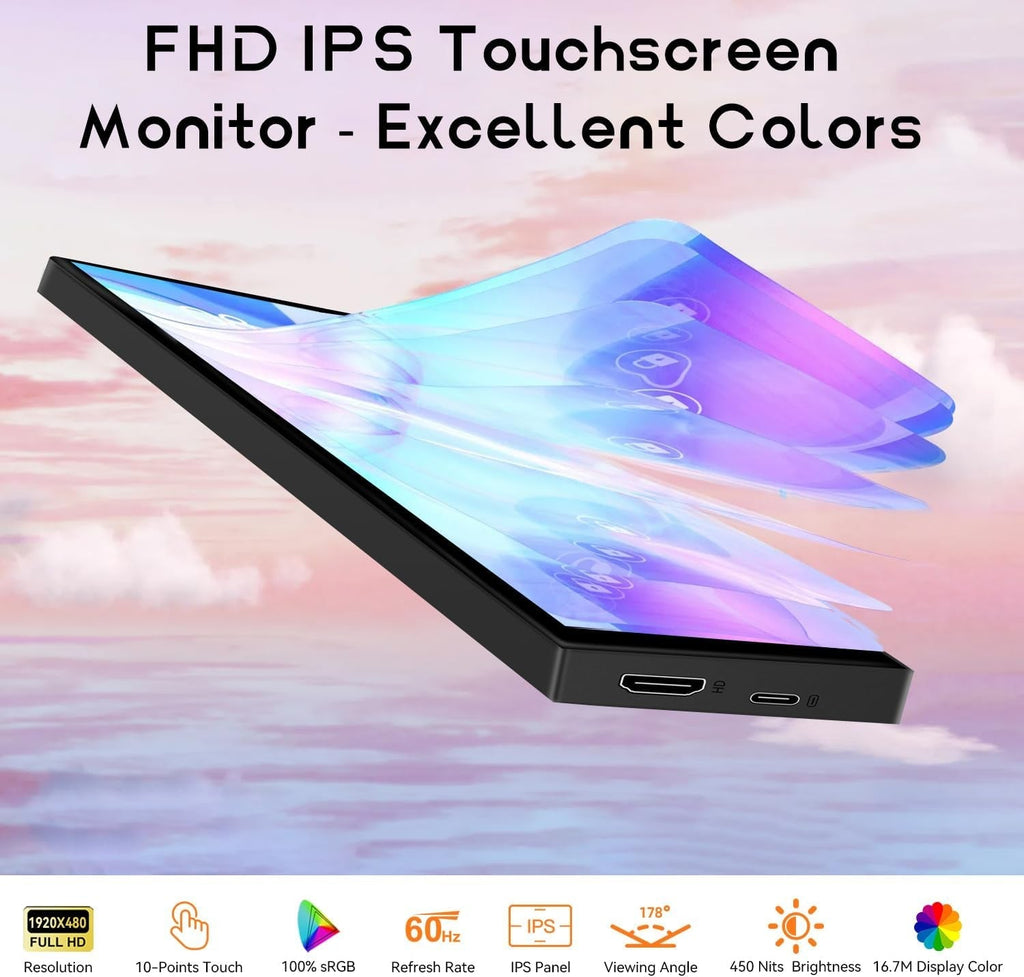 8.8 Inch Small Touchscreen Monitor - thewrightstore