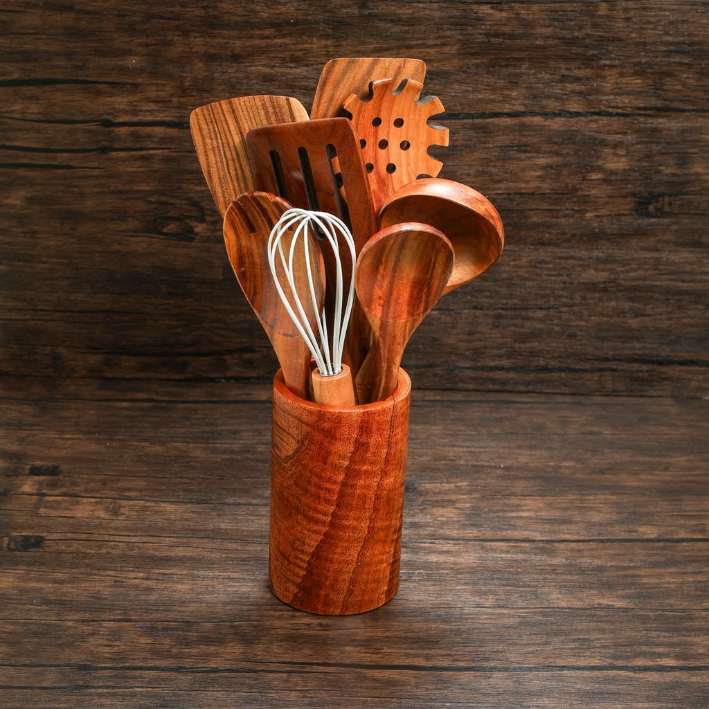 Acacia Wooden Spoon Set - thewrightstore