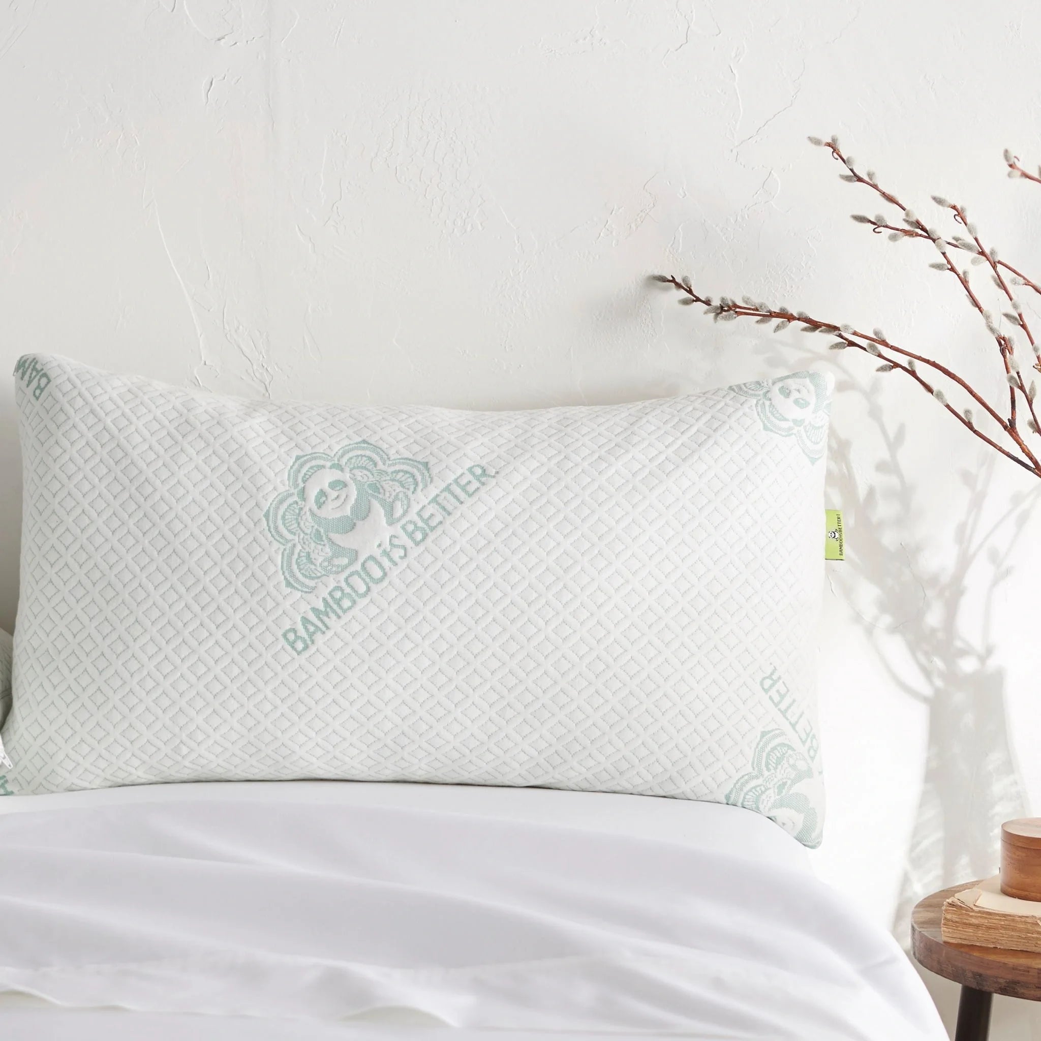 Adjustable Bamboo Cooling Pillow | Bed Pillows - thewrightstore