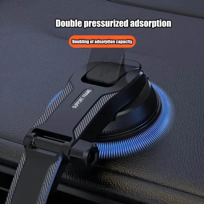 Adjustable Car Phone Holder – Suction Cup Dashboard Mount, Anti - Slip Grip, iPhone & Android - thewrightstore