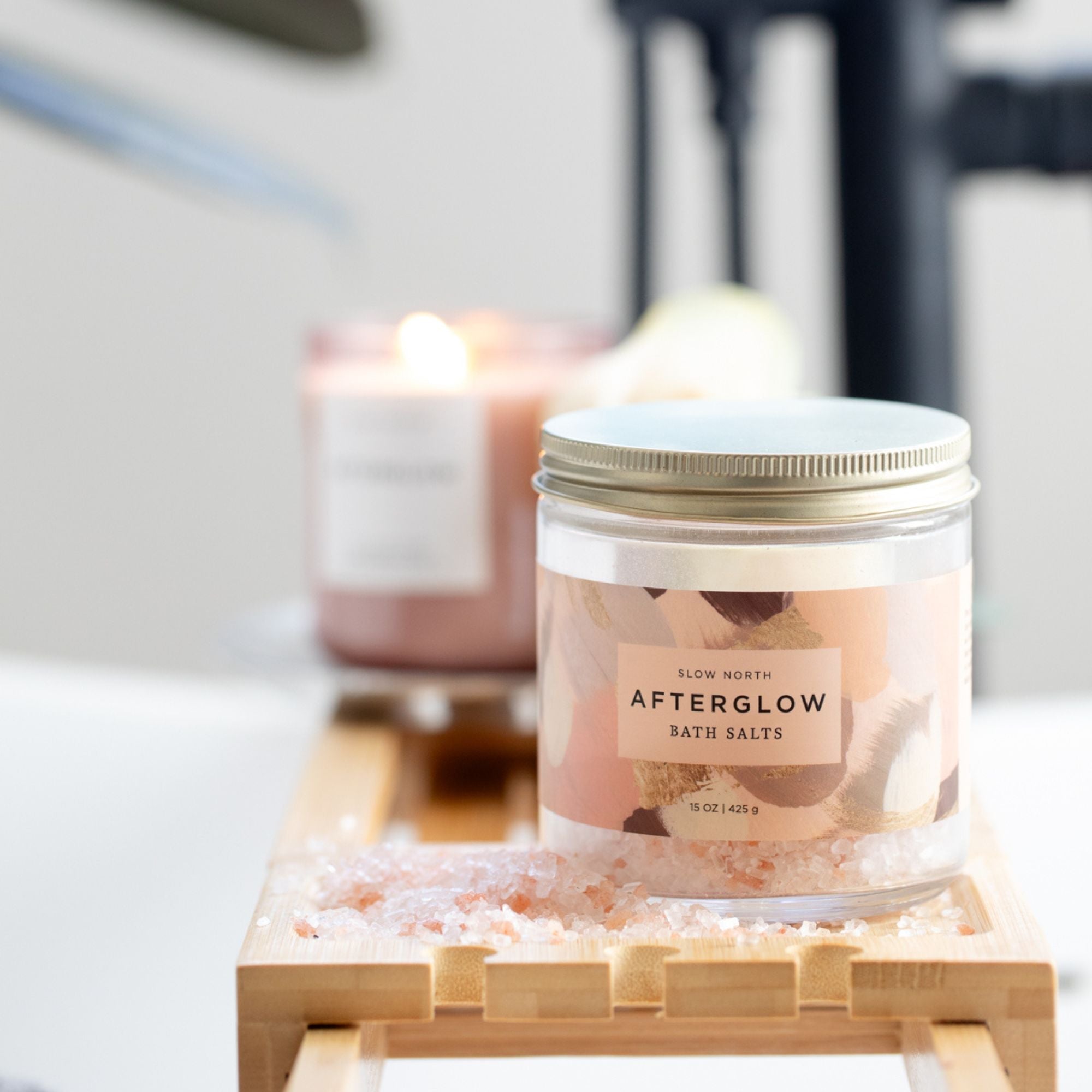 Afterglow Bath Salts - 15 oz Jar - thewrightstore