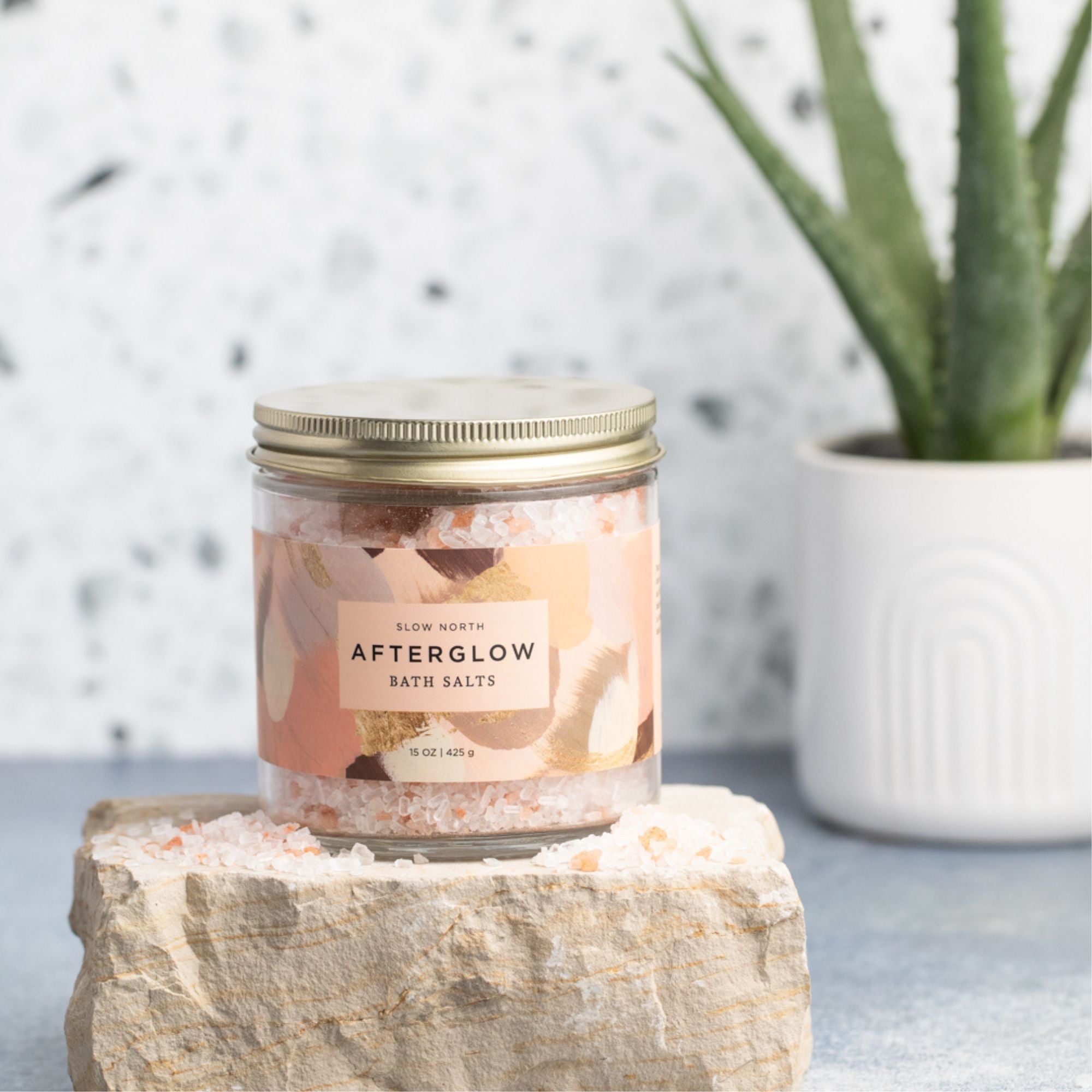 Afterglow Bath Salts - 15 oz Jar - thewrightstore