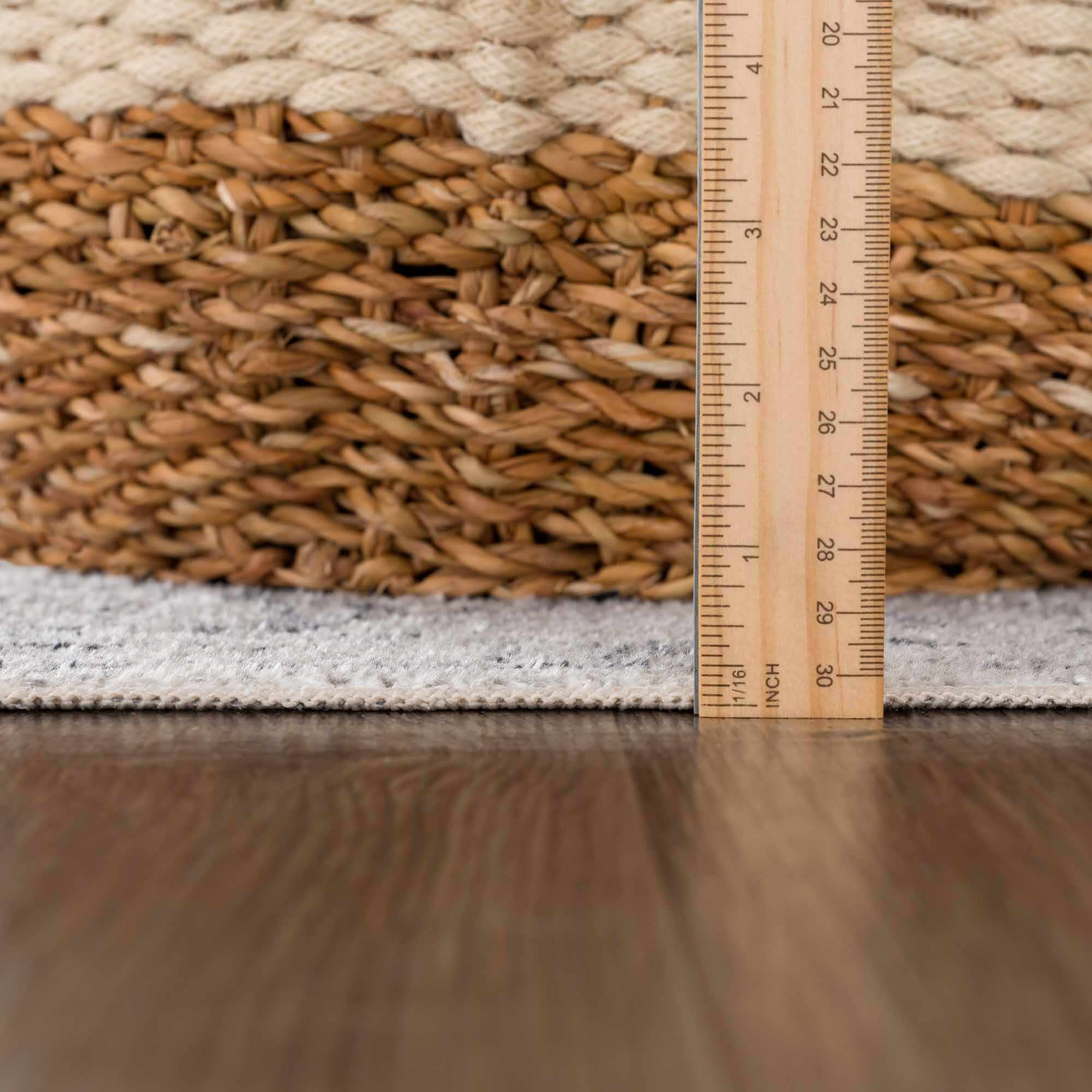 Akram Antrasit Flat Pile Washable Rug - thewrightstore