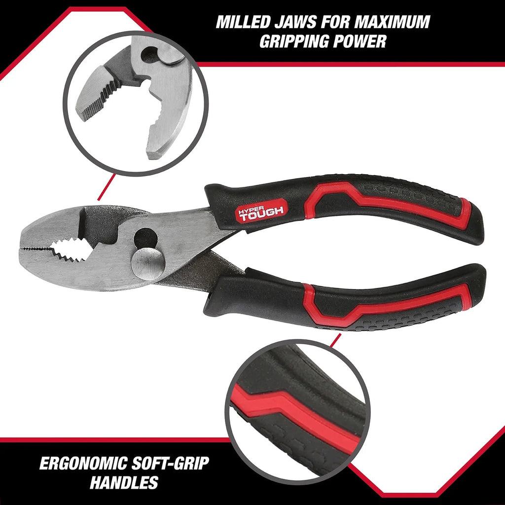 Alicates Estándar De 6", Mango Ergonómico, Mandíbula De 2 Posiciones - thewrightstore