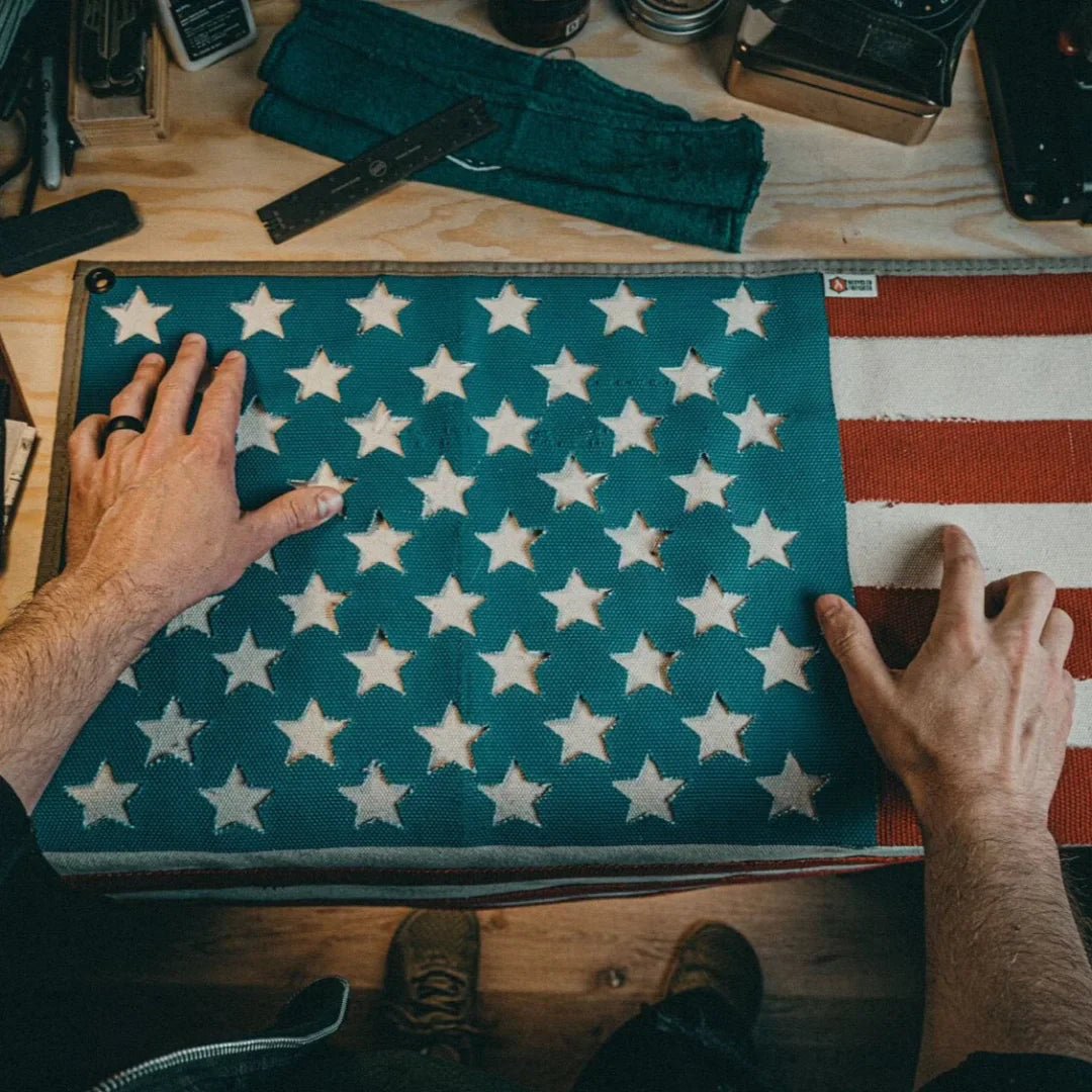 American Flag - Fire Hose - thewrightstore