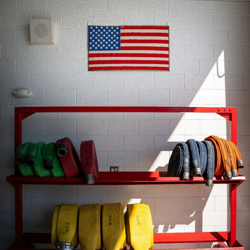 American Flag - Fire Hose - thewrightstore