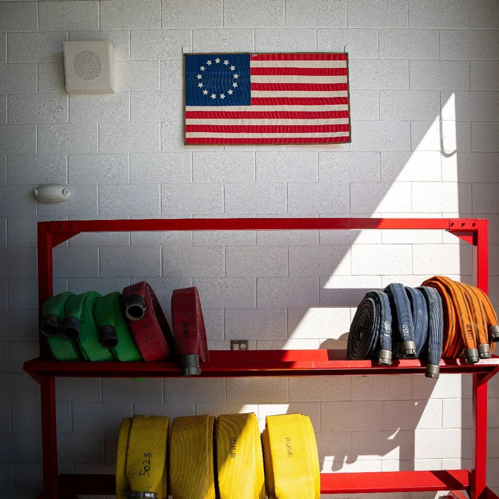American Flag - Fire Hose - Betsy Ross - thewrightstore