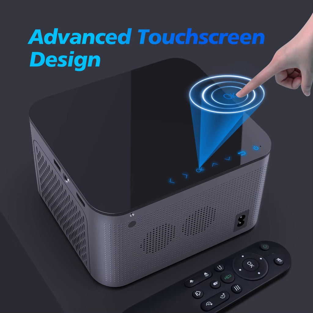 Android 11 4K Smart Projector 580ANSI 1920*1080P Full HD Wifi6 BT5.0 Allwinner H713 Voice Control Home Cinema Theater - thewrightstore
