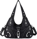 Angelkiss Women's Hobo Purses and Handbags - Large Satchel and Daily Shoulder Bags - thewrightstore