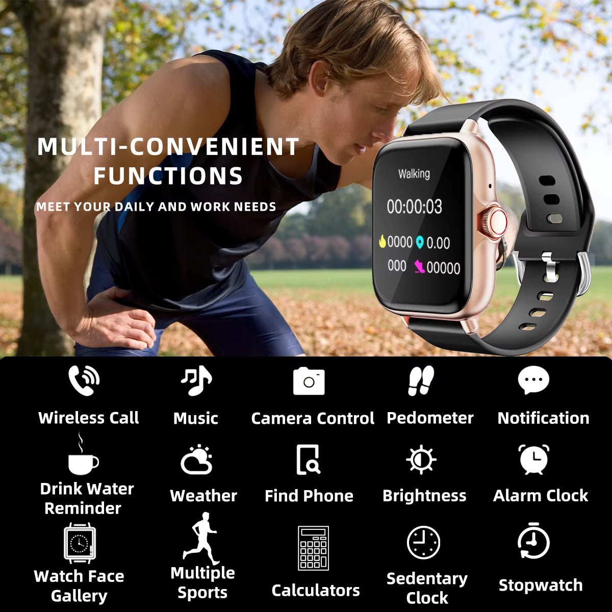 AquaSync™ 1.83” SmartWatch – Power, Style, and Control at a Glance - thewrightstore