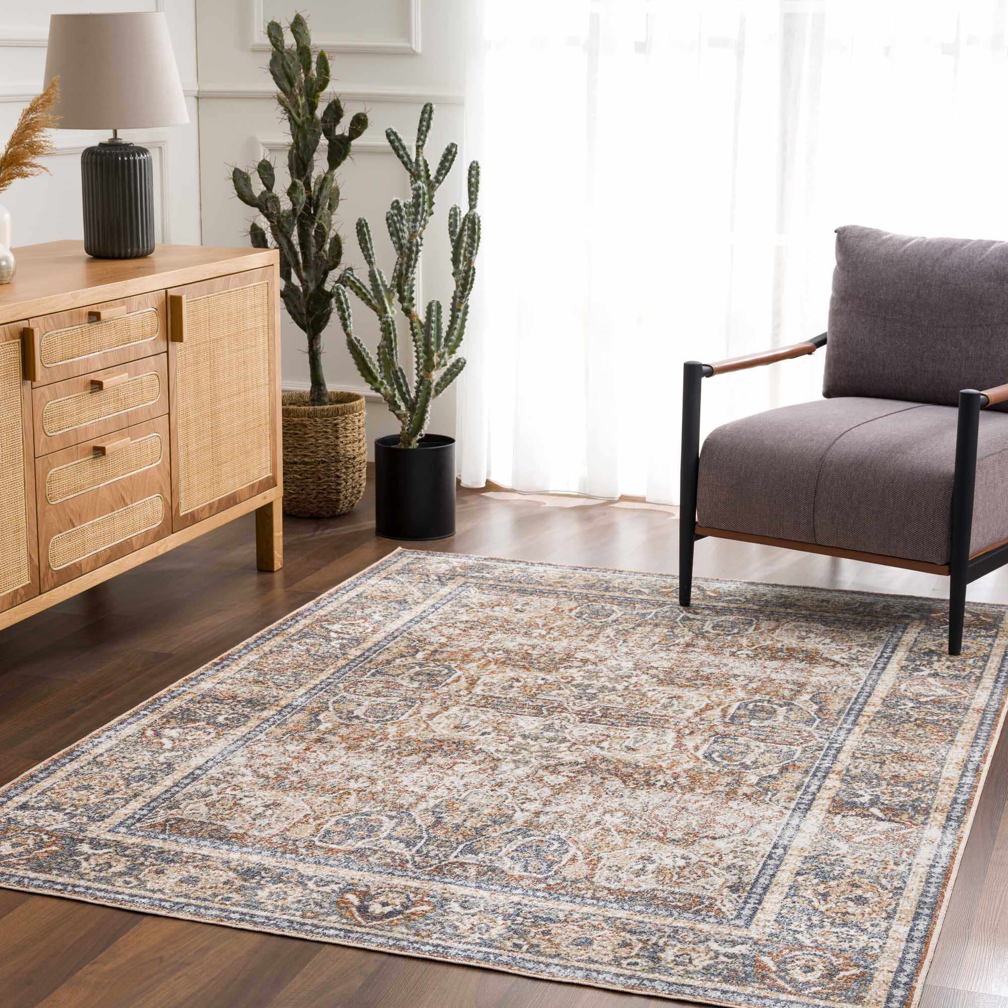 Arias Blue Boutique Washable Rug - Clearance - thewrightstore