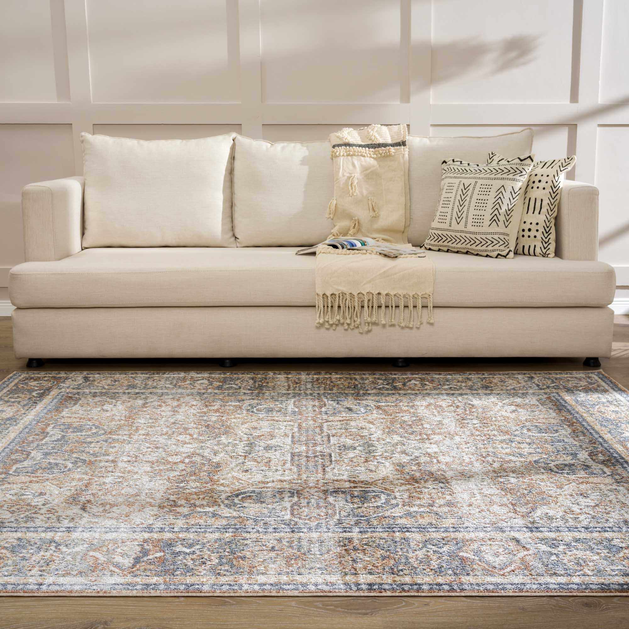 Arias Blue Boutique Washable Rug - Clearance - thewrightstore